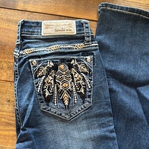 Grace LA Embroidered Women's Jeans 28